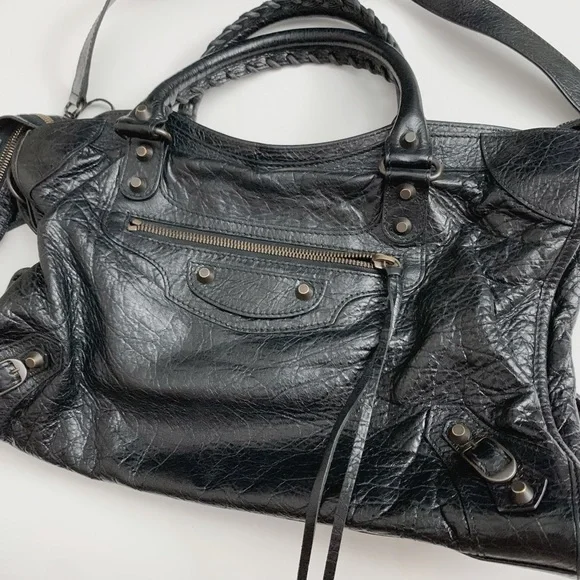 💯NEW & Authentic Balenciaga Neo Cagole City Lambskin Leather Tote Bag‼️ - Picture 8 of 14